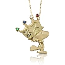 snoopy18金ゴールドモチーフ ペンダントトップ スヌーピーの懐かしい姿が“純金ペンダント”に！ダイヤモンドが